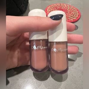 REM beauty liquid eyeshadows in BRB and NVM